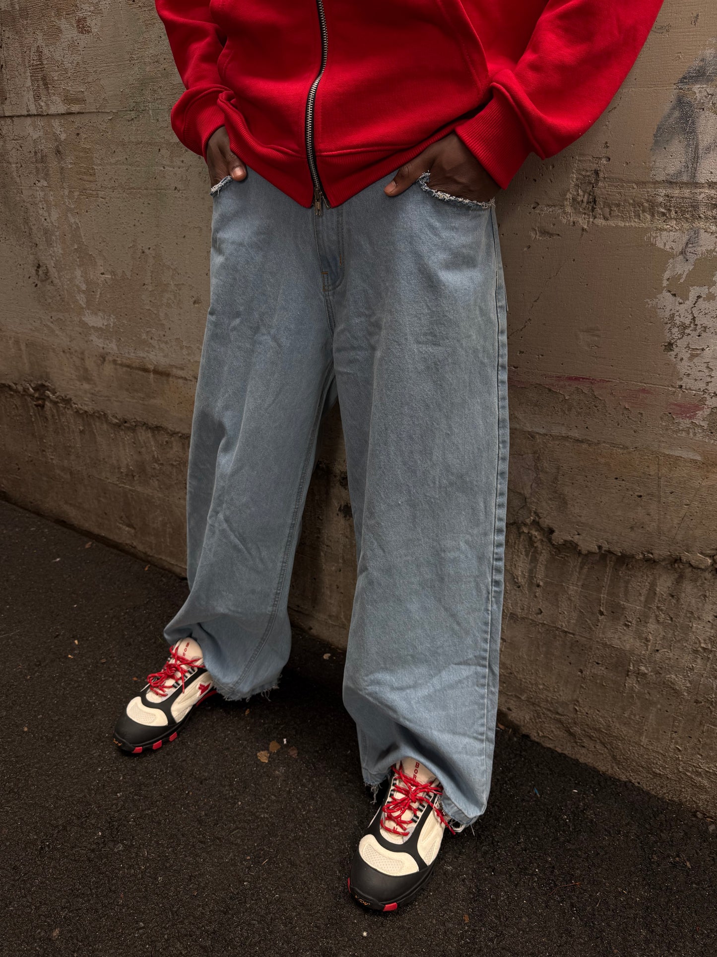Wavy denim