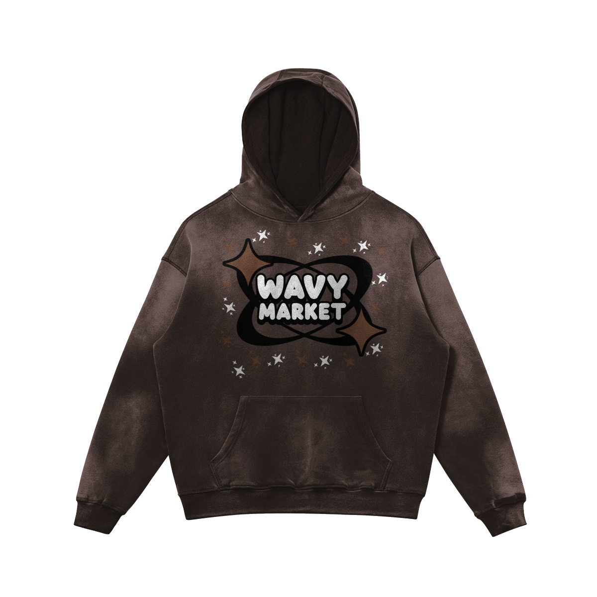 Brown Star Hoodie