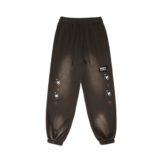 Brown Star Sweatpants